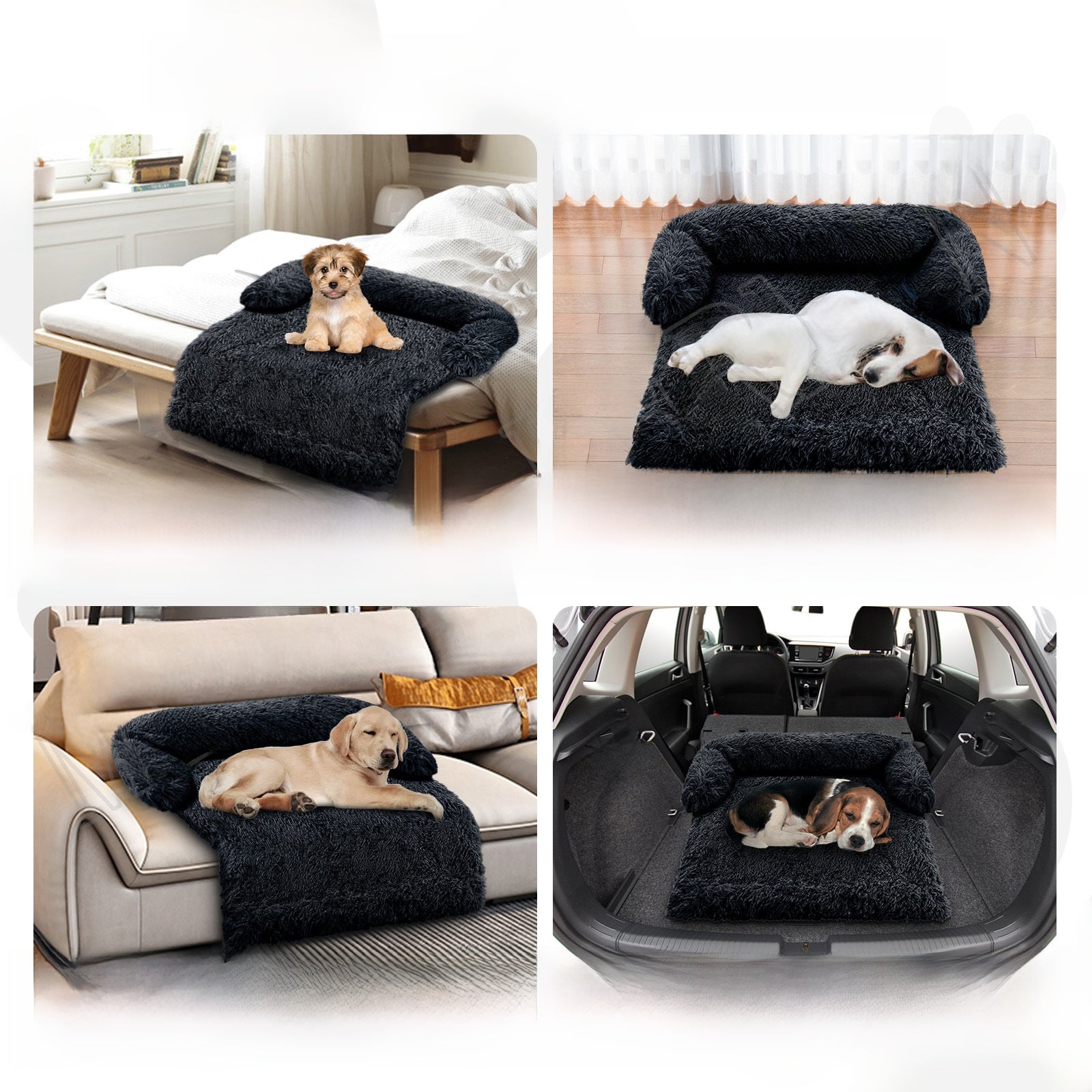 Cloud Corner Plush Pet Lounger