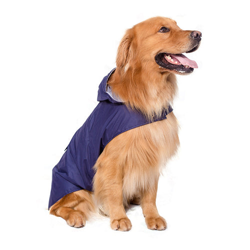 Hooded Reflective Dog Rain Poncho
